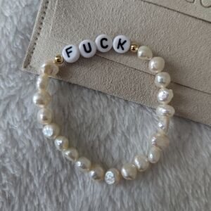 Customized FvCK bracelet